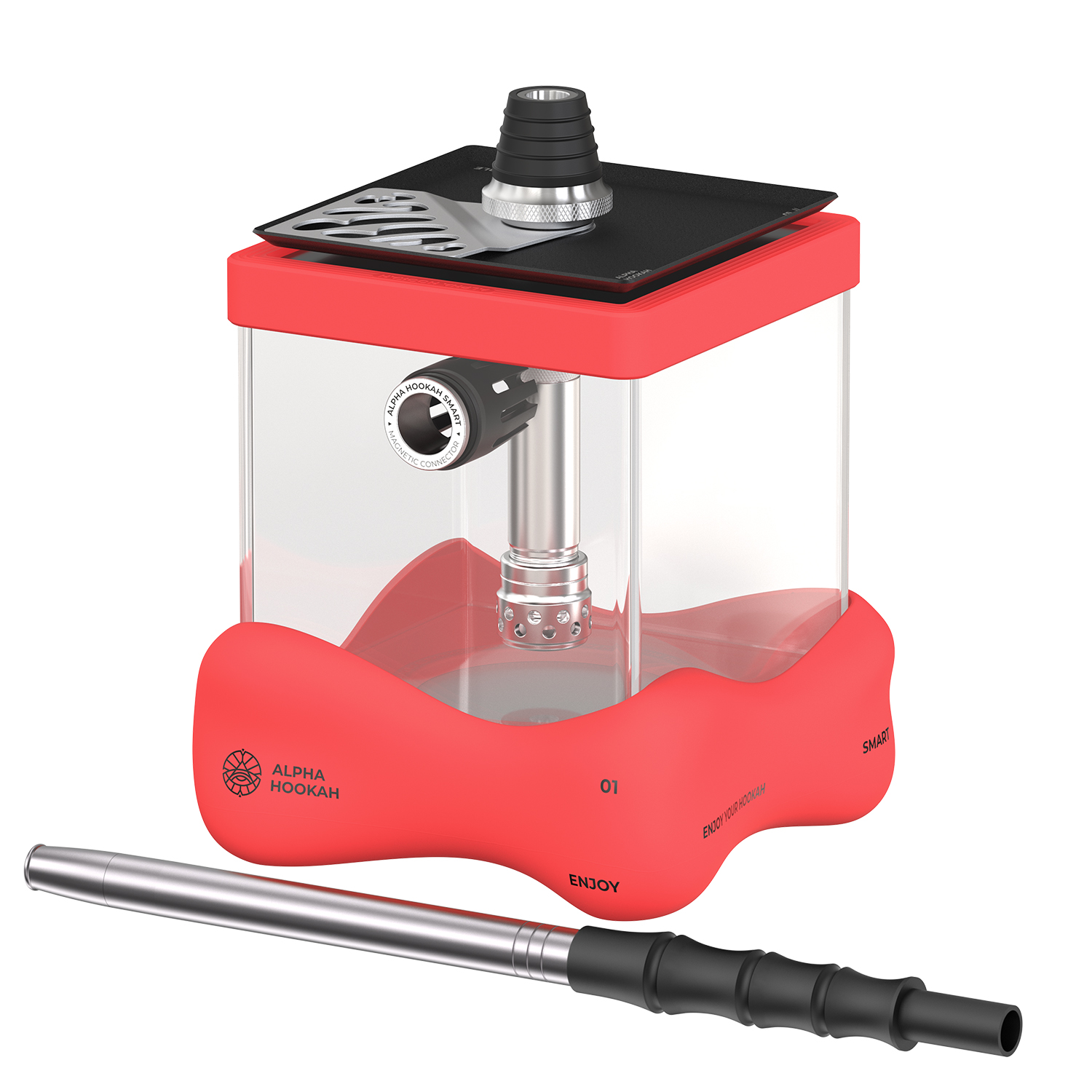 ALPHA HOOKAH - SMART BUBBLE Red